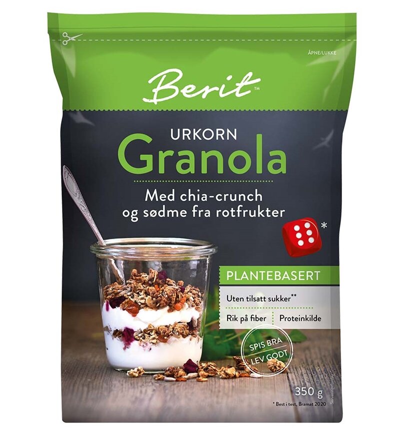 Berit™ Granola Chia og Rotfrukter