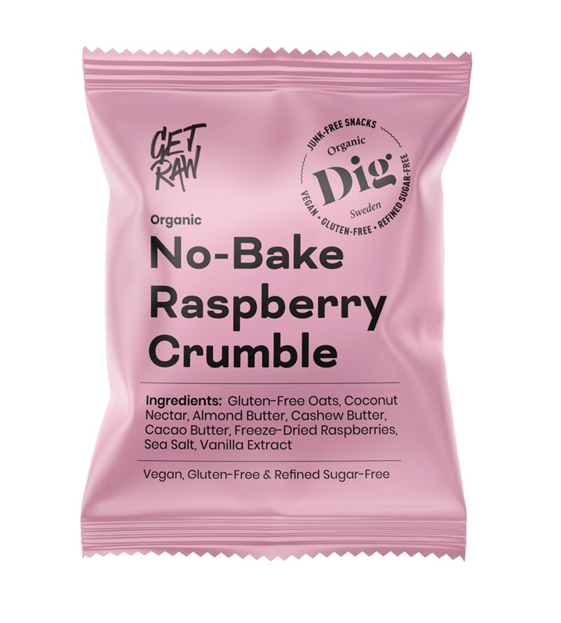 No-Bake Raspberry Crumble