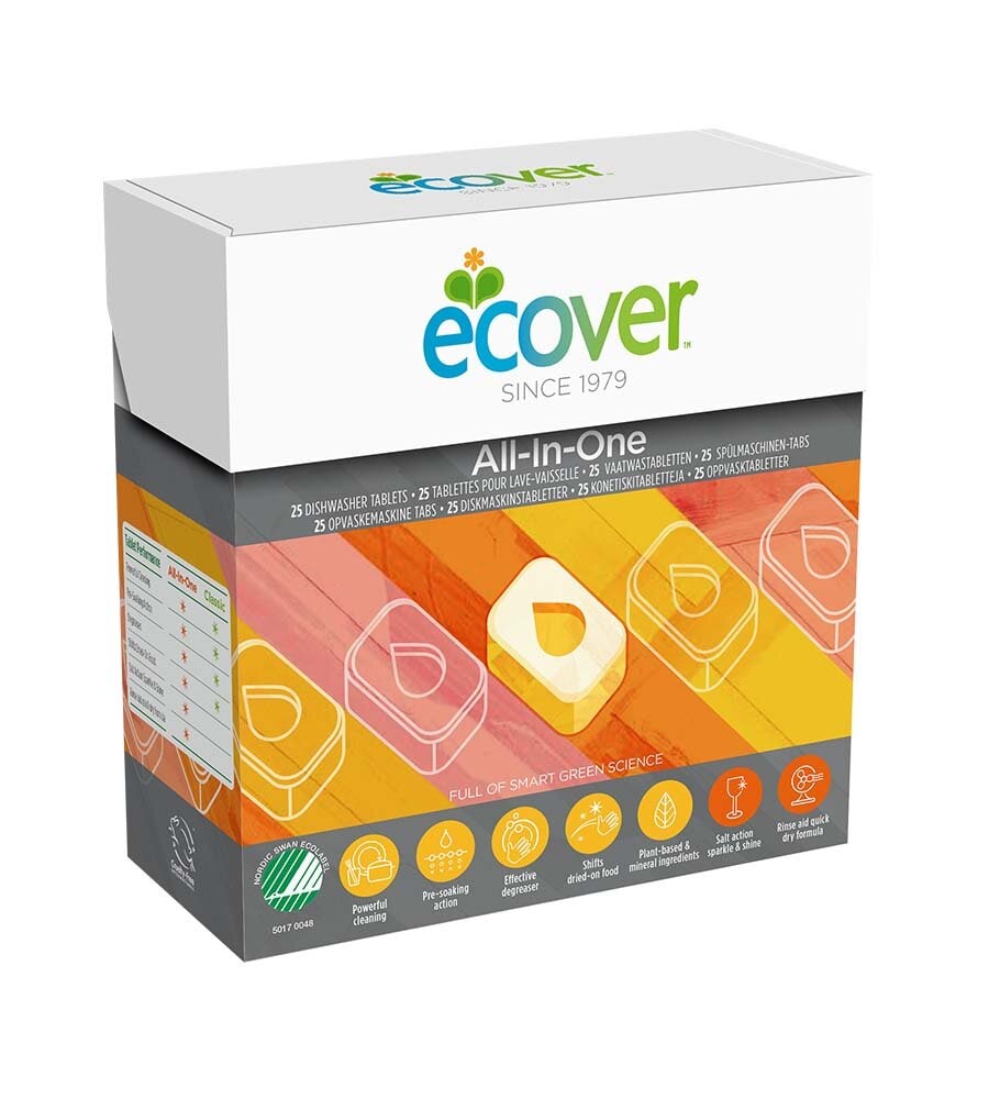 Ecover Oppvaskm.Tabl All in One