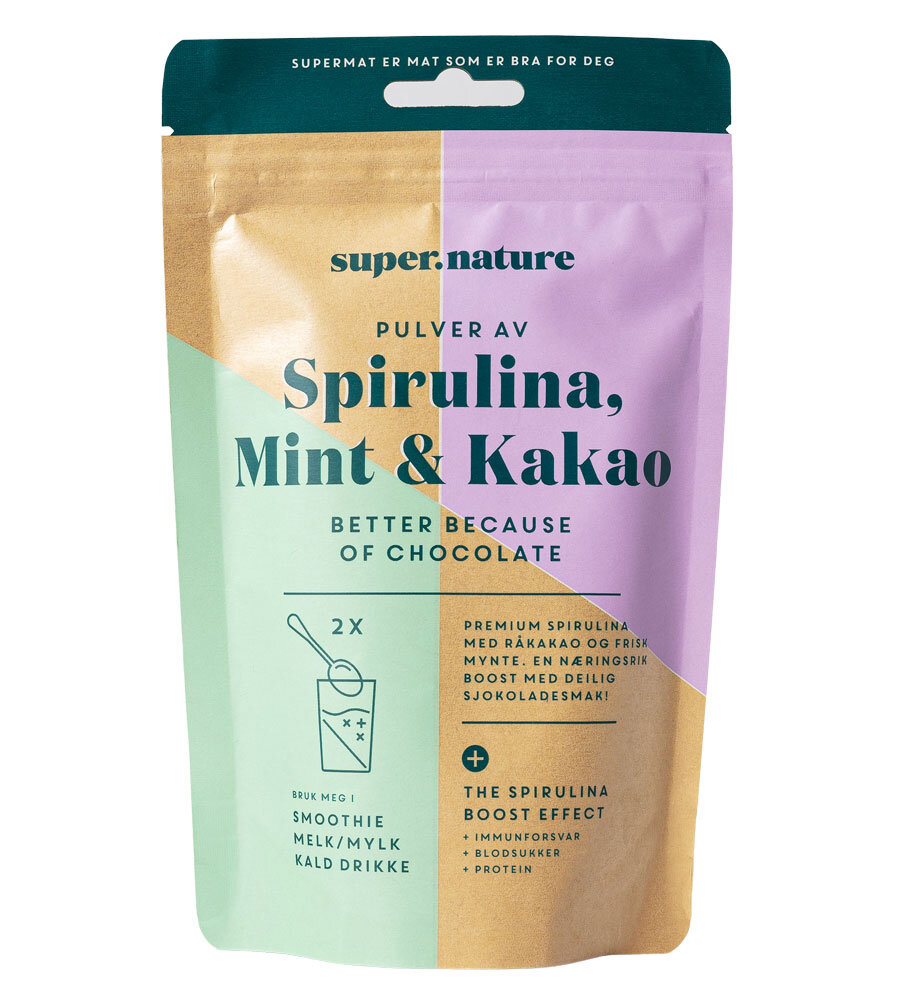 Supernature Spirulina Mint/Kakao