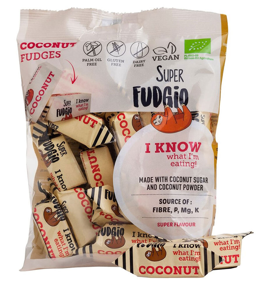 Super Fudgio kokos karameller