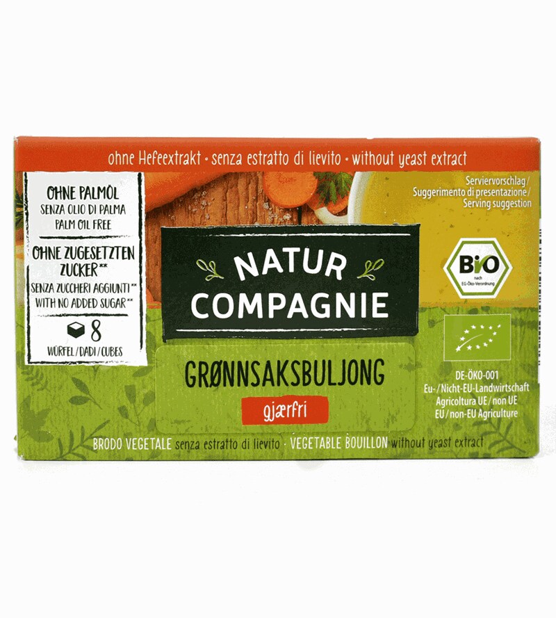 Natur Compagnie Gjærfri Grønnsaksbuljong