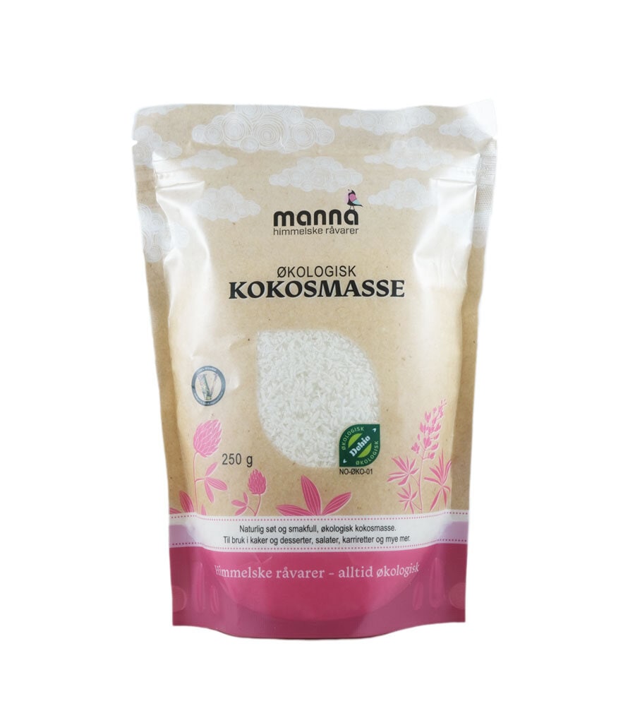 Manna Kokosmasse 250G Øko