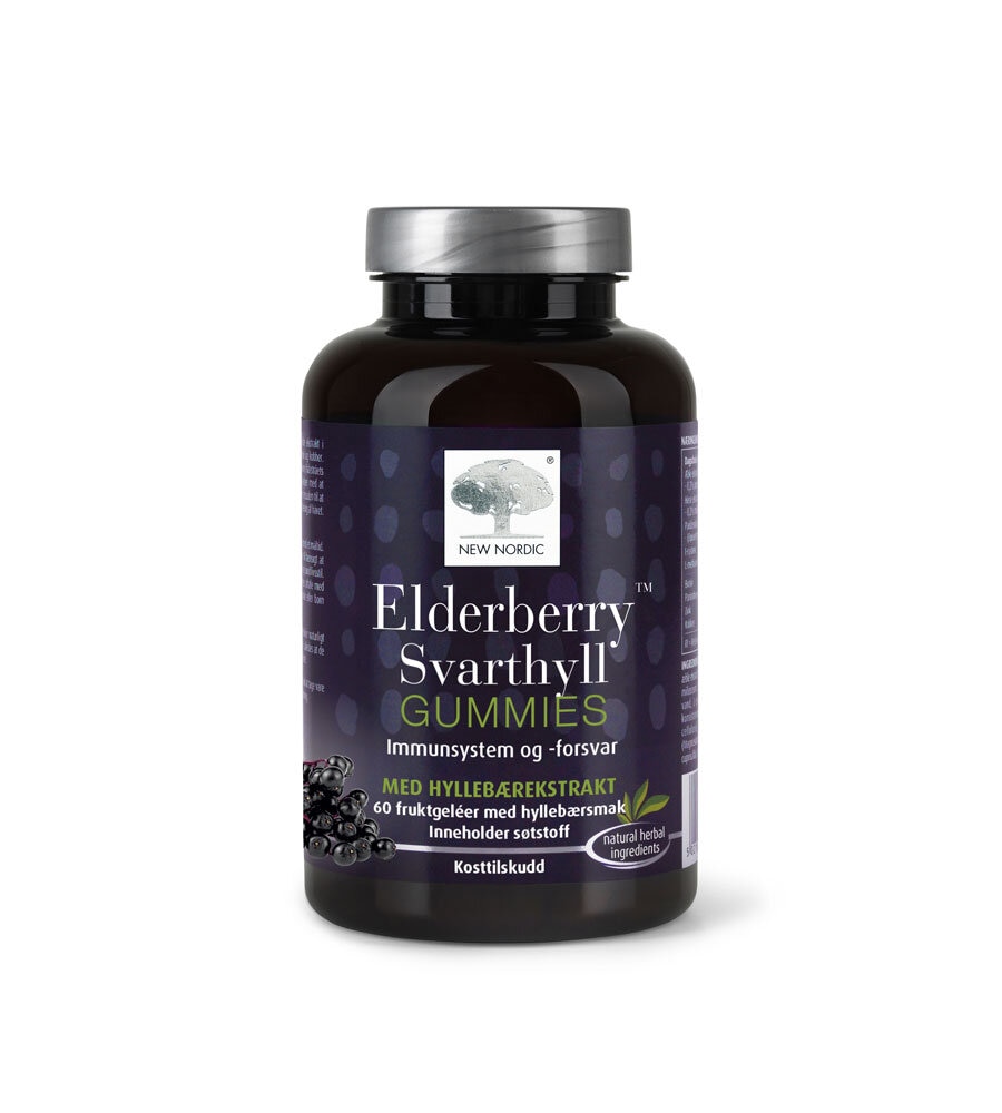Elderberry Svarthyll Gummies