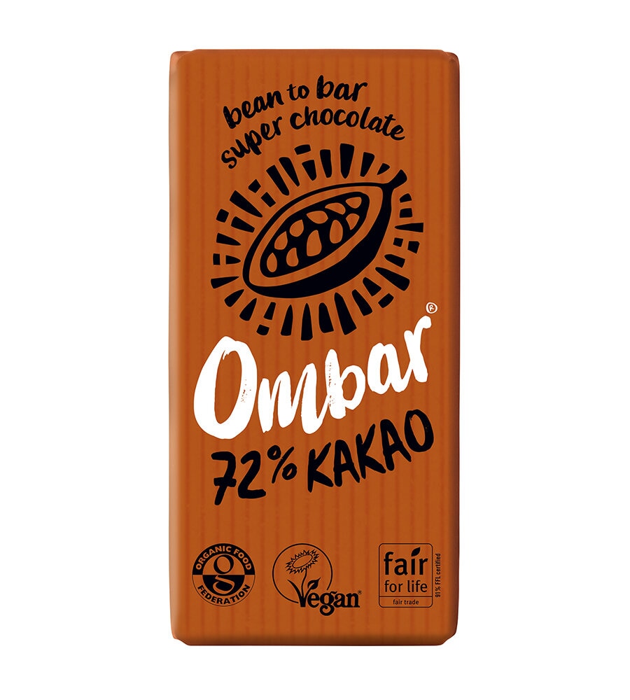 Ombar Probiotic Dark 72% Cacao 70GR