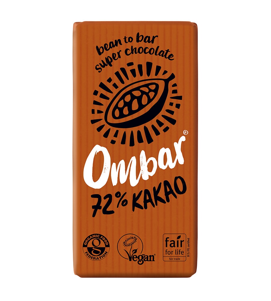 Ombar Probiotic Dark 72% Cacao