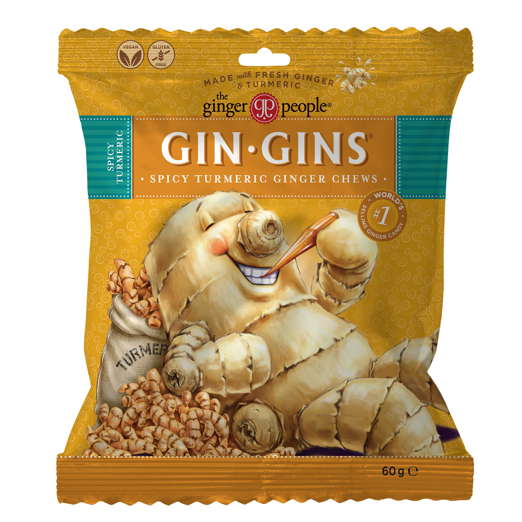 Gin Gin Turmeric Chew 69GR