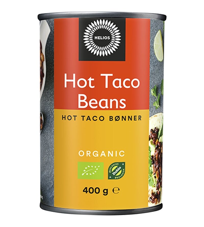 Helios Hot Taco Bønner 400 GR