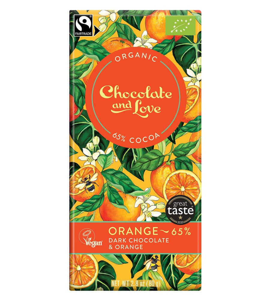 Chocolate and Love Orange 65%