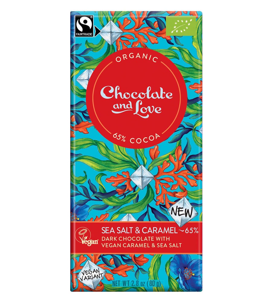 Chocolate and Love Sea Salt 65% Vegan