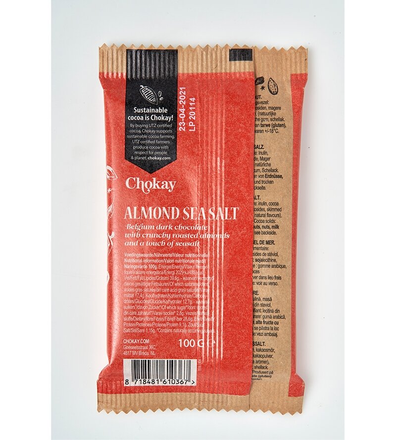 Almond Sea Salt Mørk Sjokolade