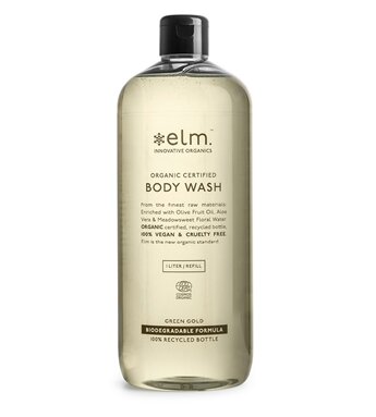 Elm Body Wash Green Gold 1L Refill