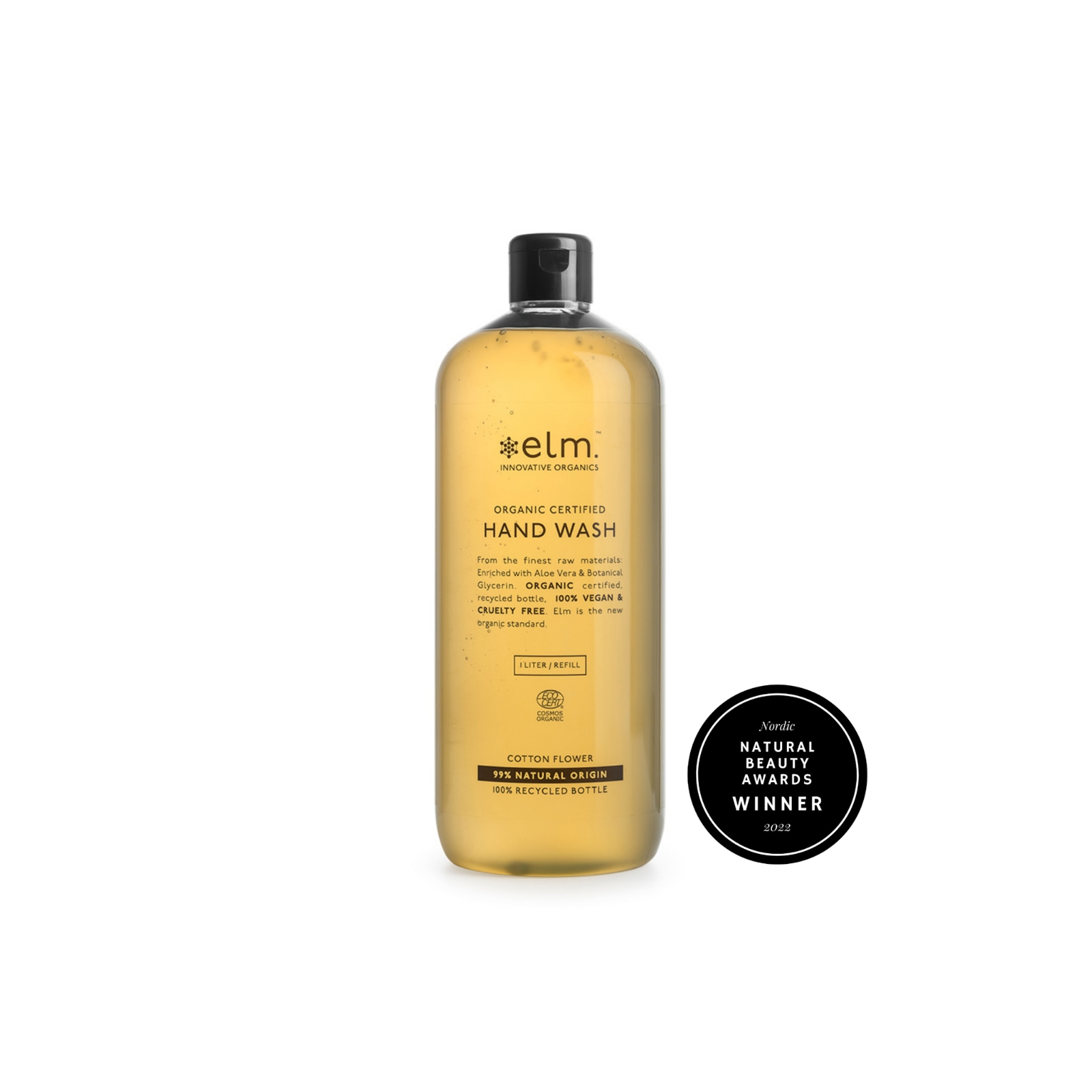 Elm Hand Wash Cotton Flower 1L Refill