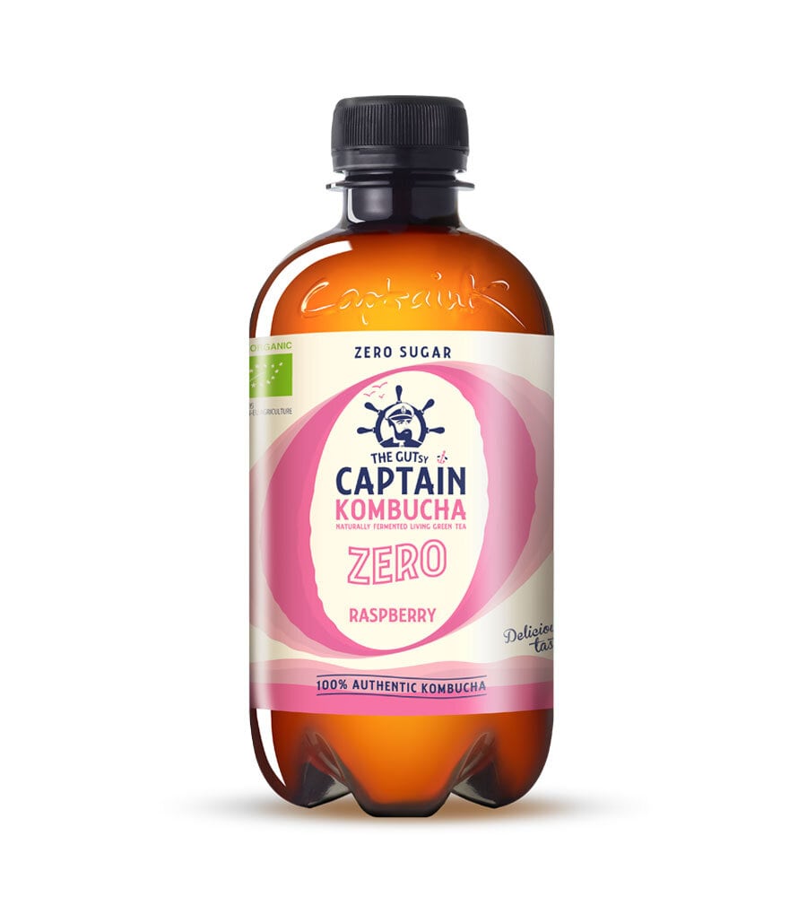 Captain Kombucha Zero Raspberry