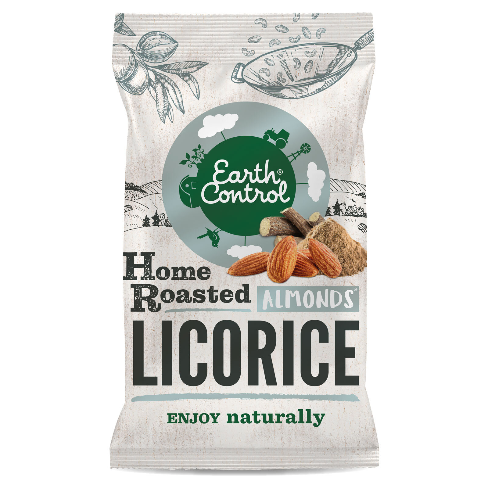 Earth Control Almond Licourice 40G