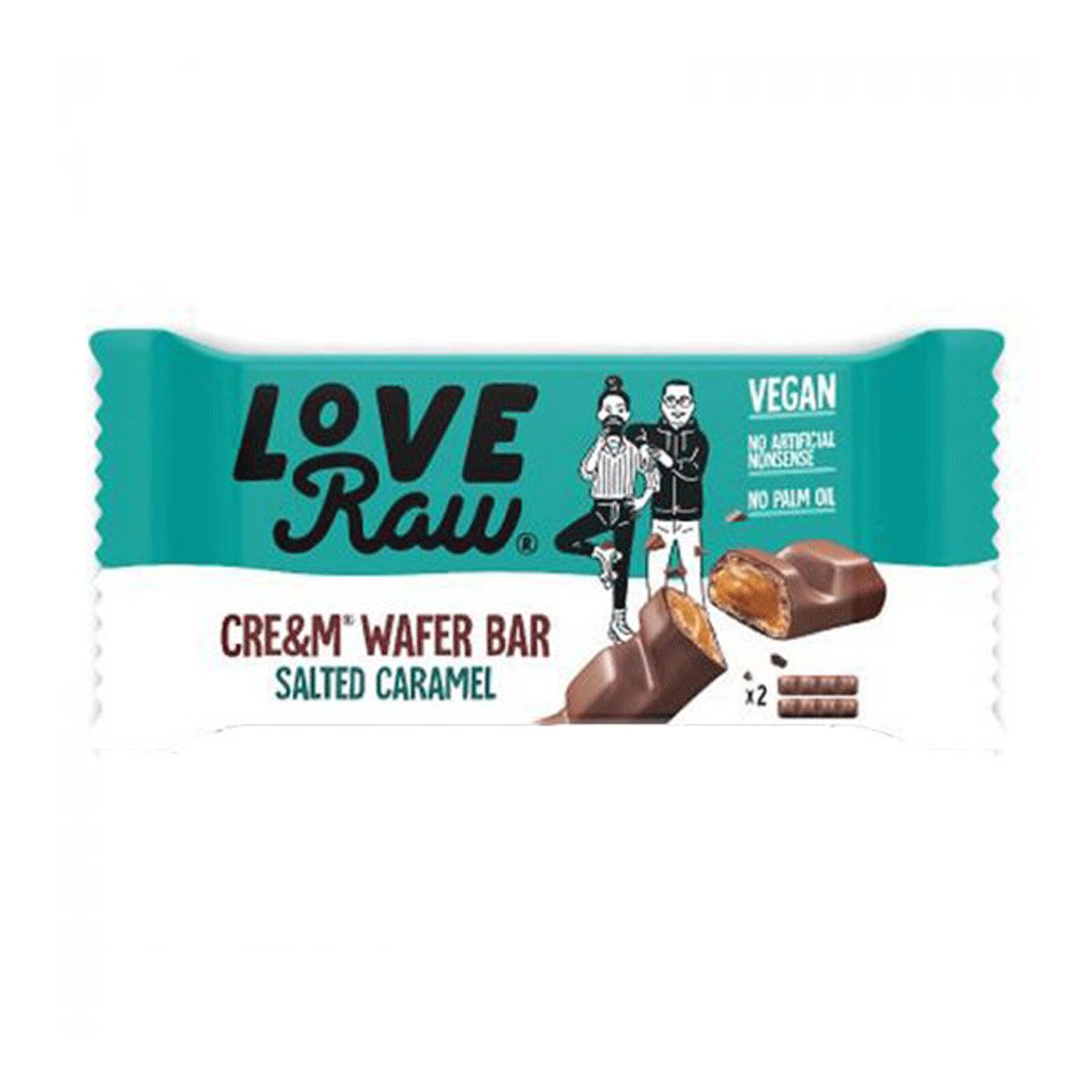Loveraw Vegan Cream Salt Caramel Wafer B