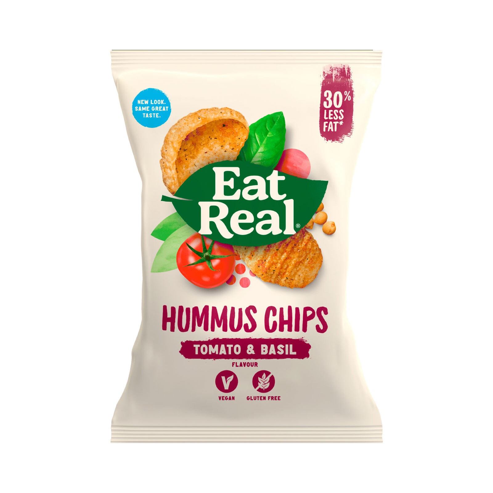 Eat Real hummuschips tomat og basilikum