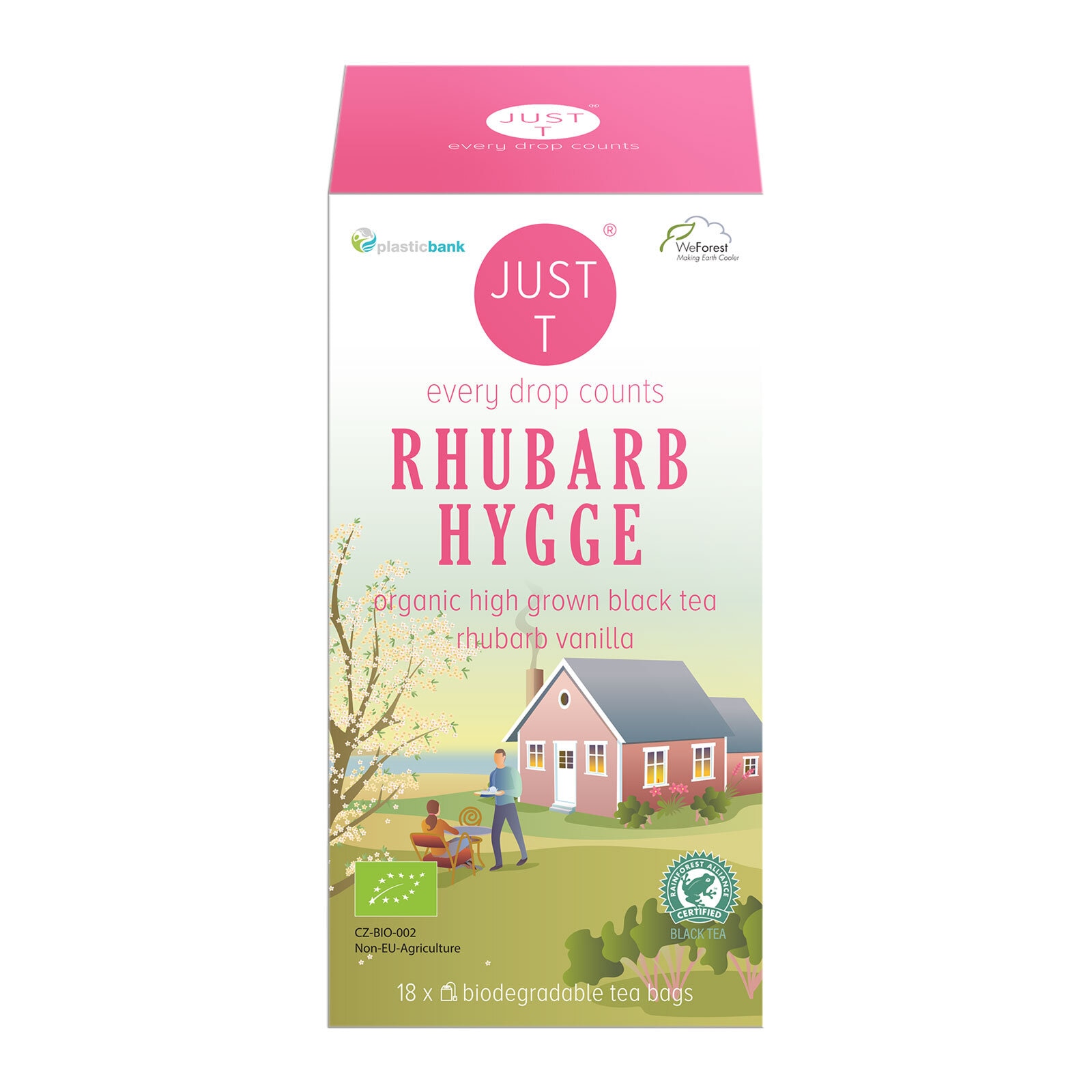 Just T Rhubarb Hygge Øko