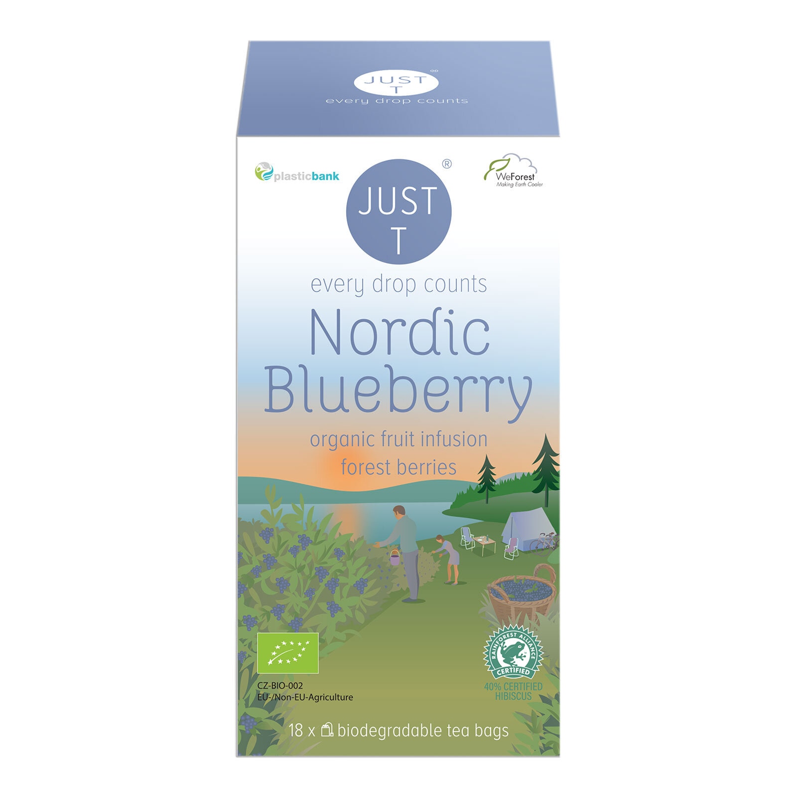 Just T Nordic Blueberry Øko
