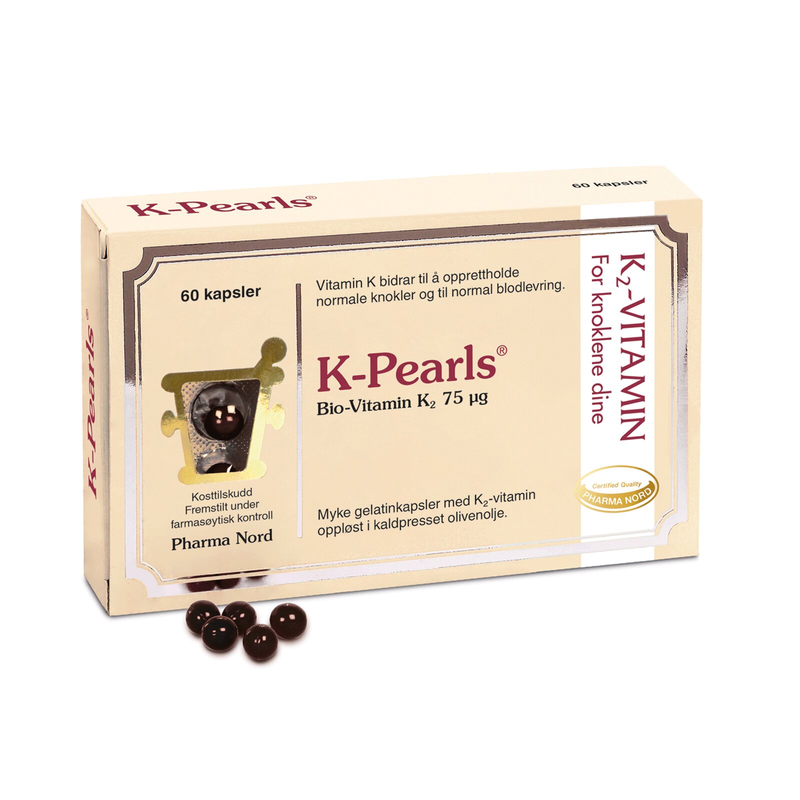 Bio-K-Pearls 75µG
