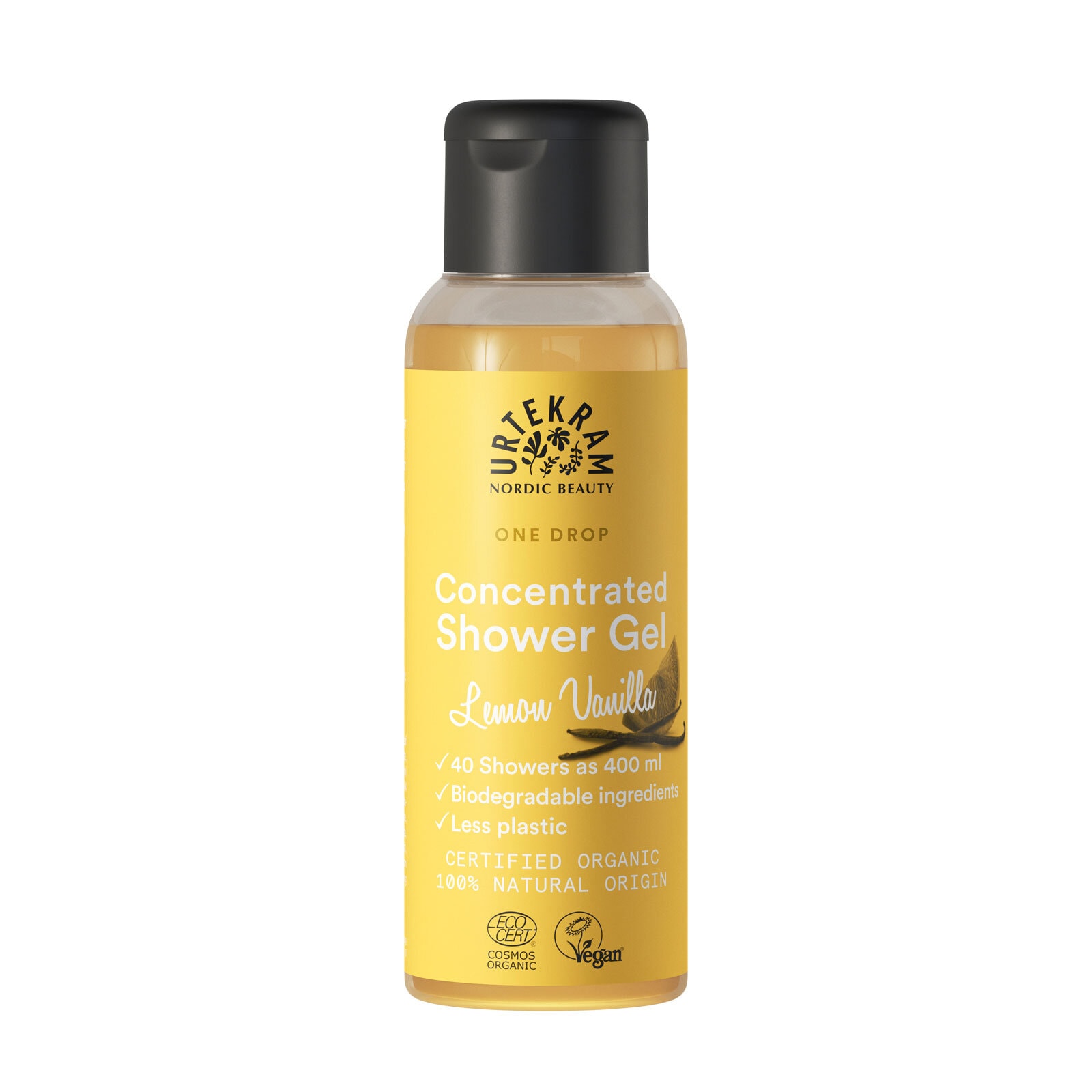 Urtekram One Drop Showergel Lemon Vanilla