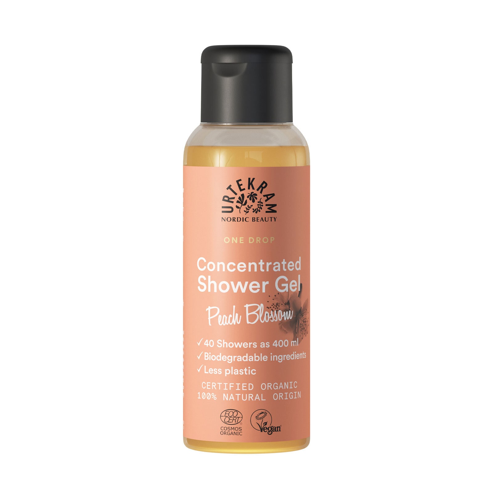 Urtekram One Drop Showergel Peach Blossom