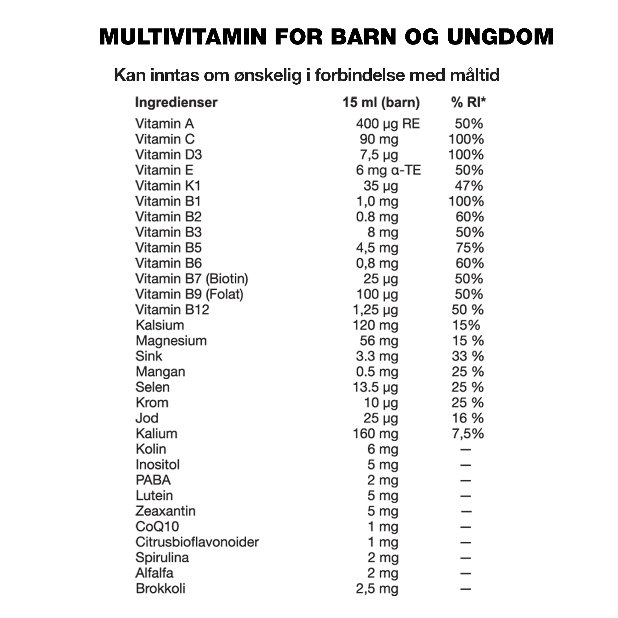 Pharma Helse Multivitamin Barn