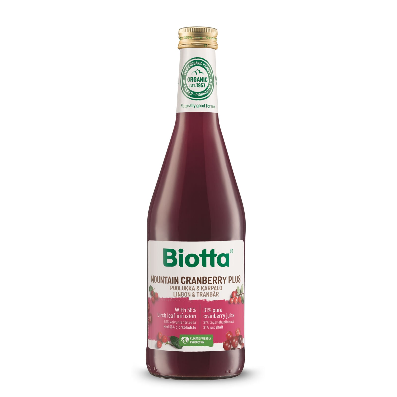 Biotta Cranberry Plus Tranebær