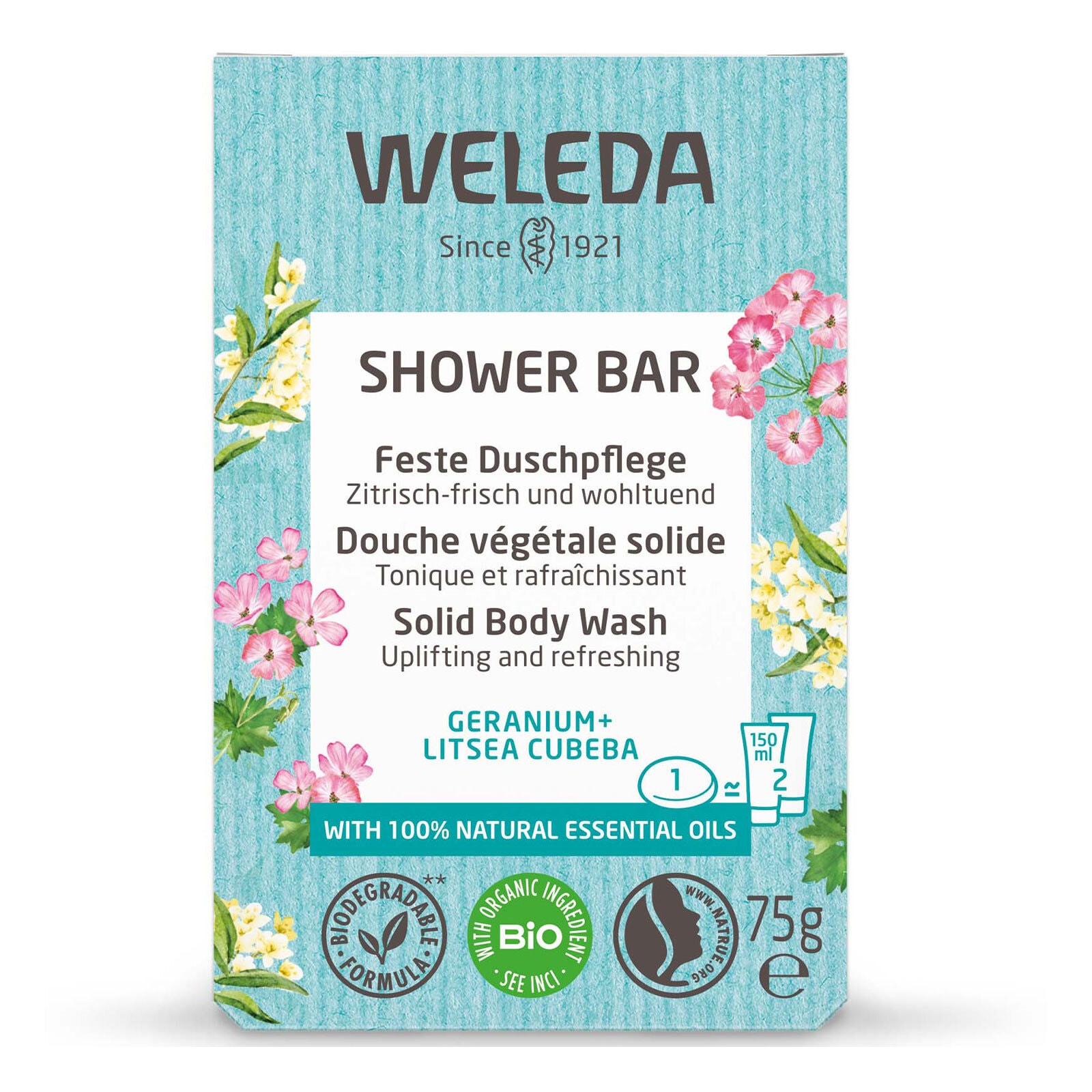 Weleda Shower Bar Geranium