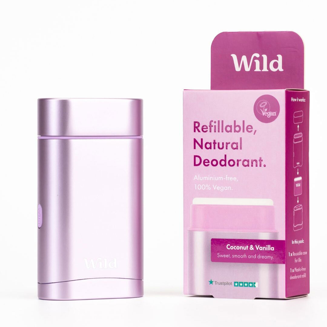 Wild Deo Startpk Purple Case Coconut & Vanilla
