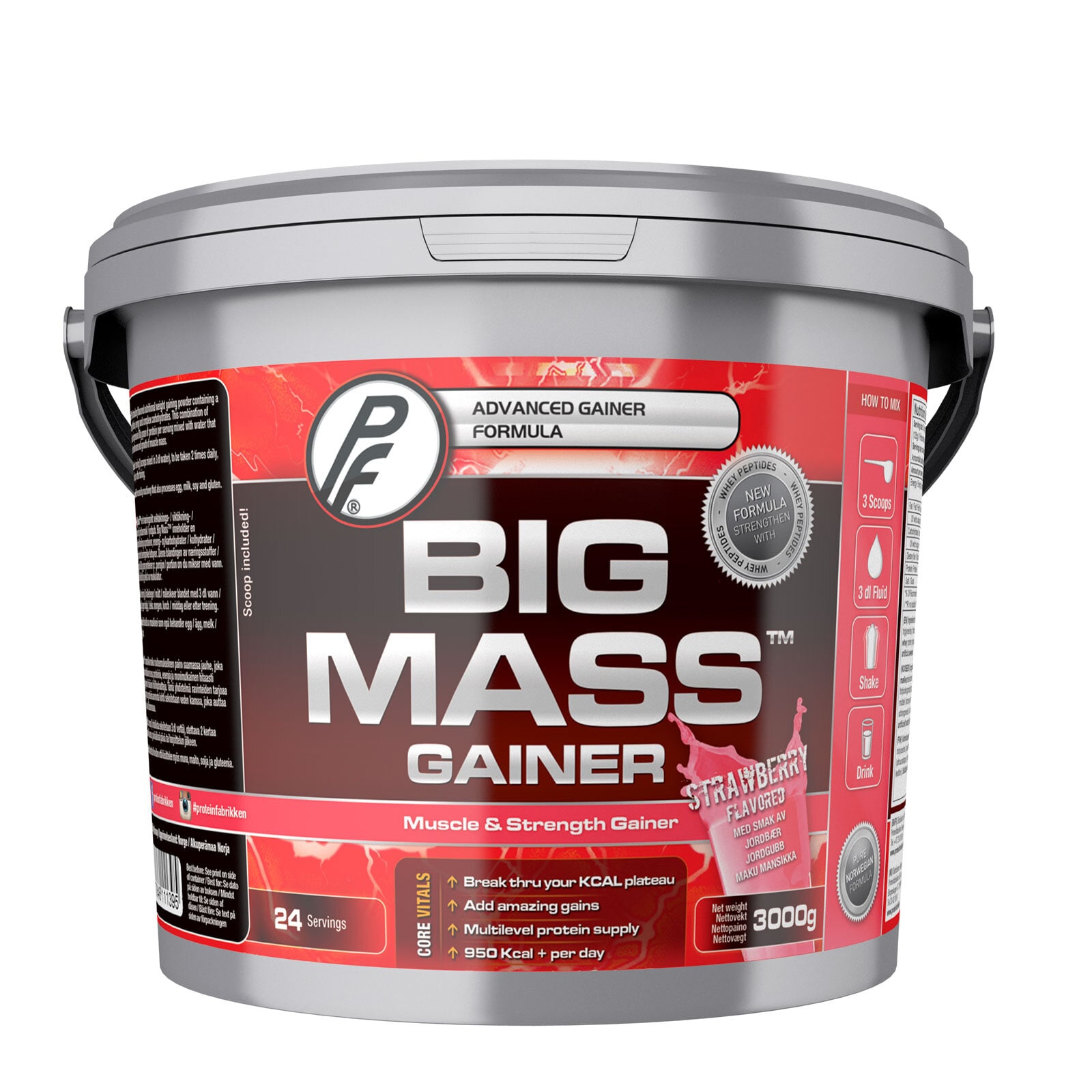 Big Mass Gainer Strawberry