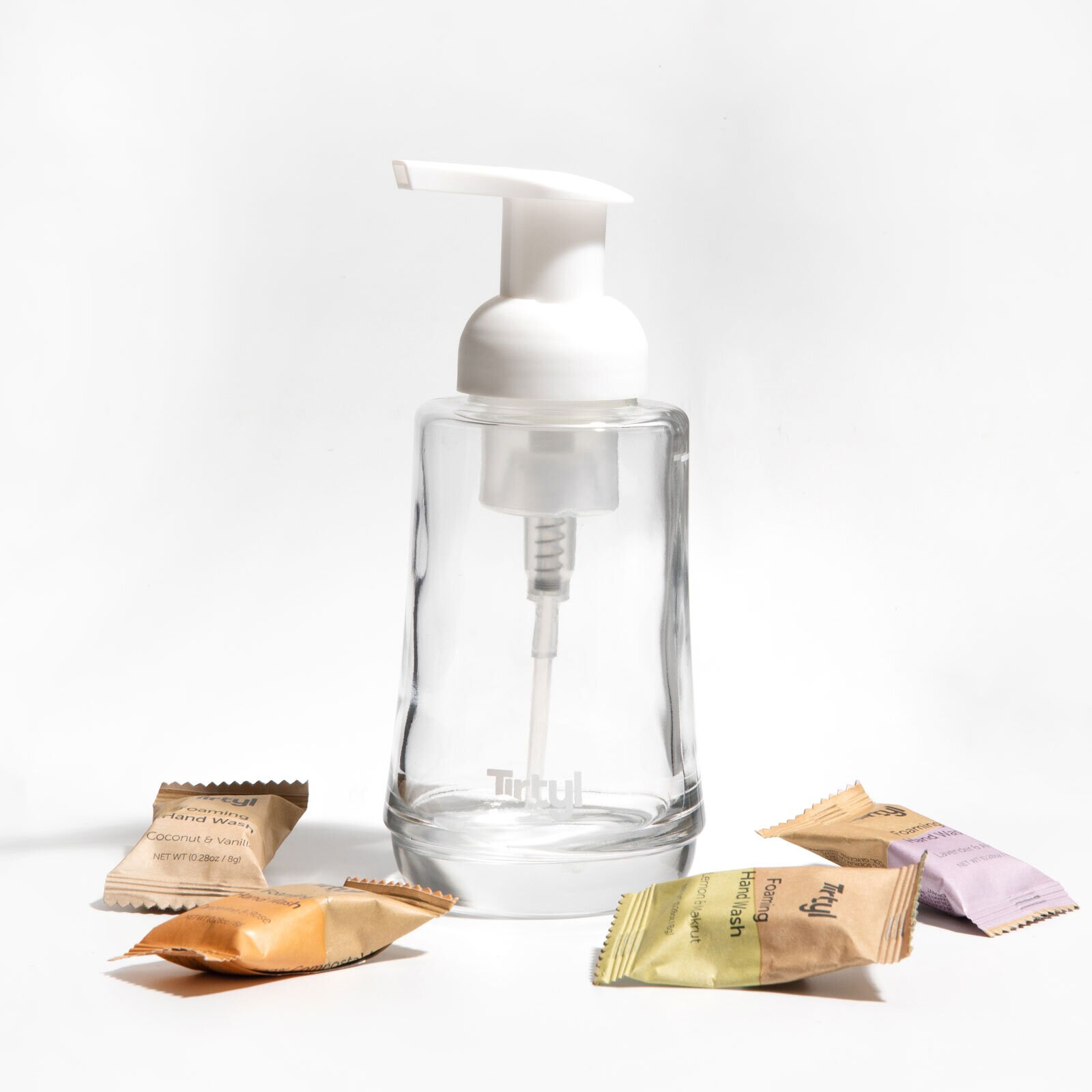 Tirtyl handsåpe startkit 4 refill - Clear