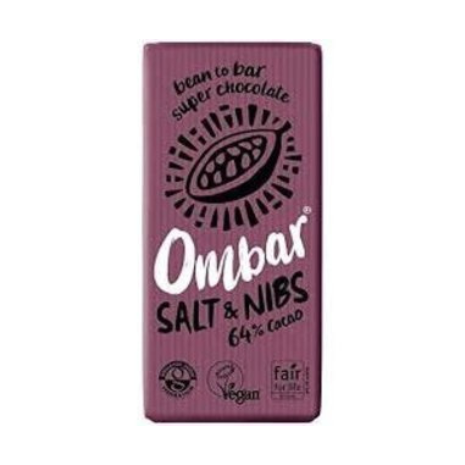 Ombar Salt & Nibs Bar 70g