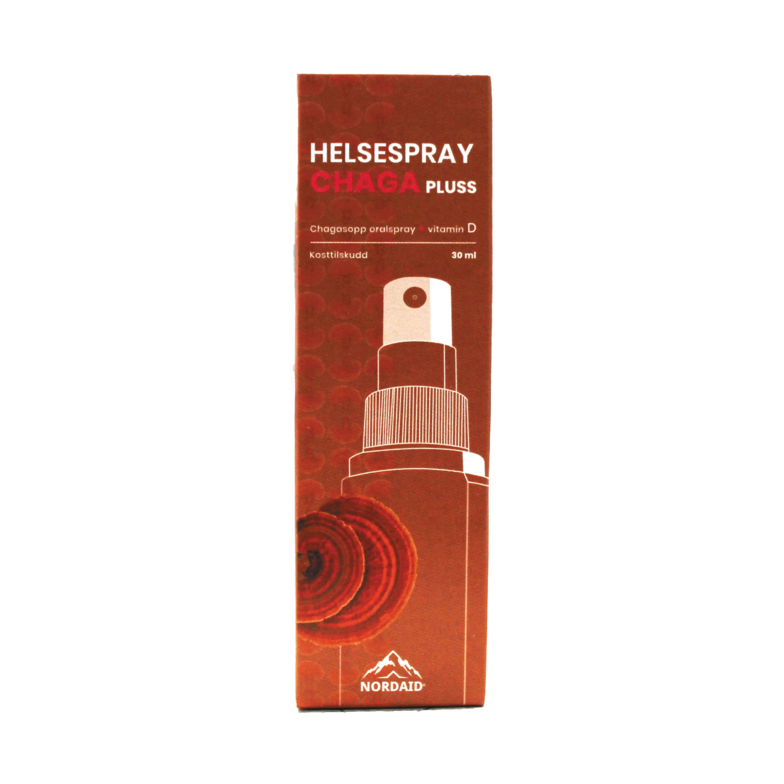Helsespray Chaga Pluss oral spray m\D-Vitamin 