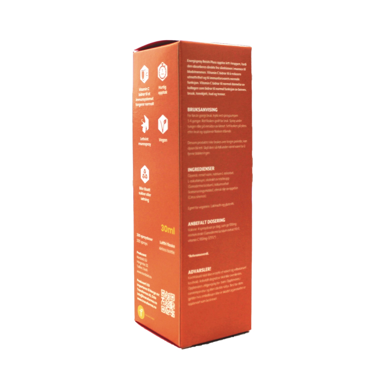 Energispray Reishi Pluss oral spray m\C-Vitamin