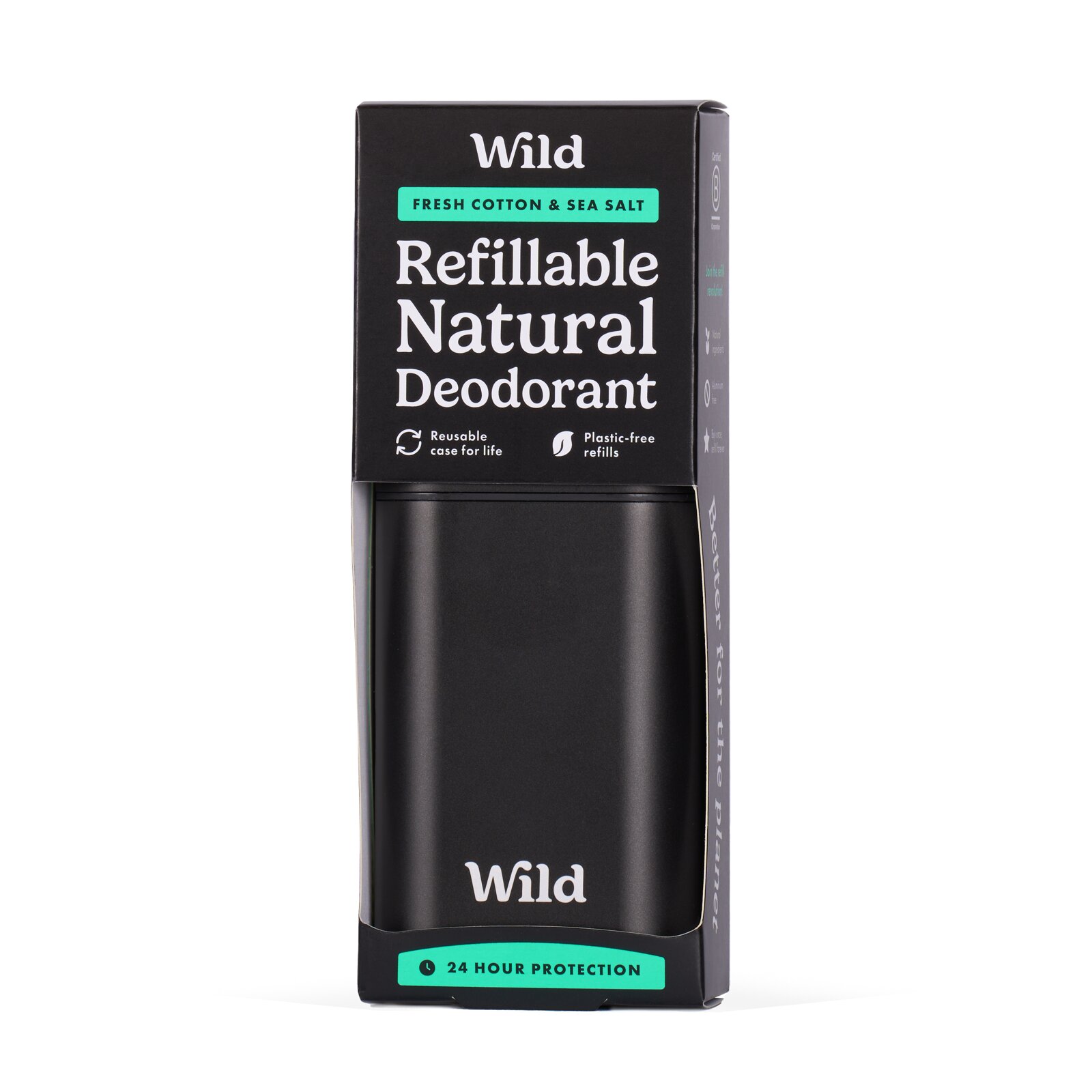 Wild Deo Startpk Men's Black Case Fresh Cotton