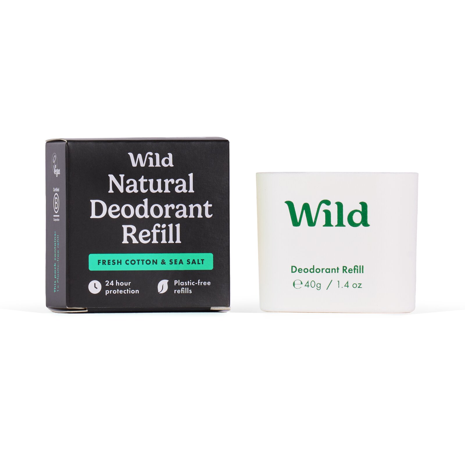 Wild Deo Refill Men's Fresh Cotton & Sea salt