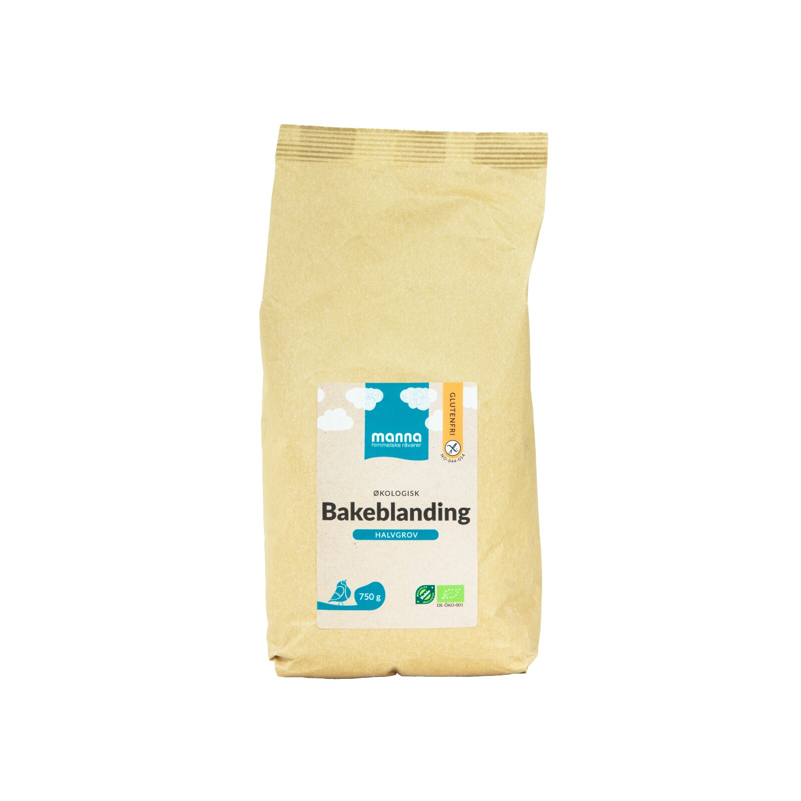 Manna Bakeblanding halvgrov