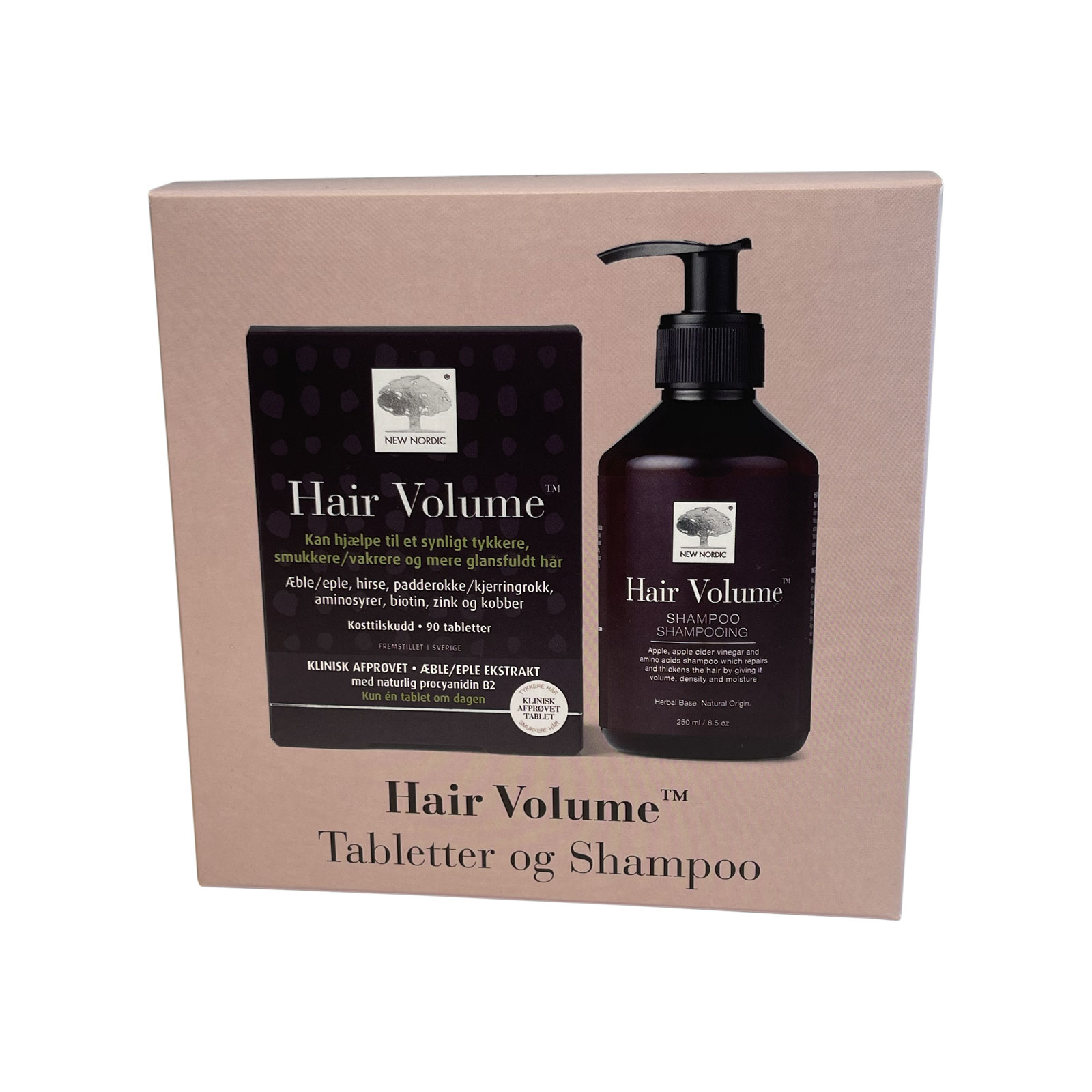New Nordic Hair Volume duo pack tabletter/shampoo