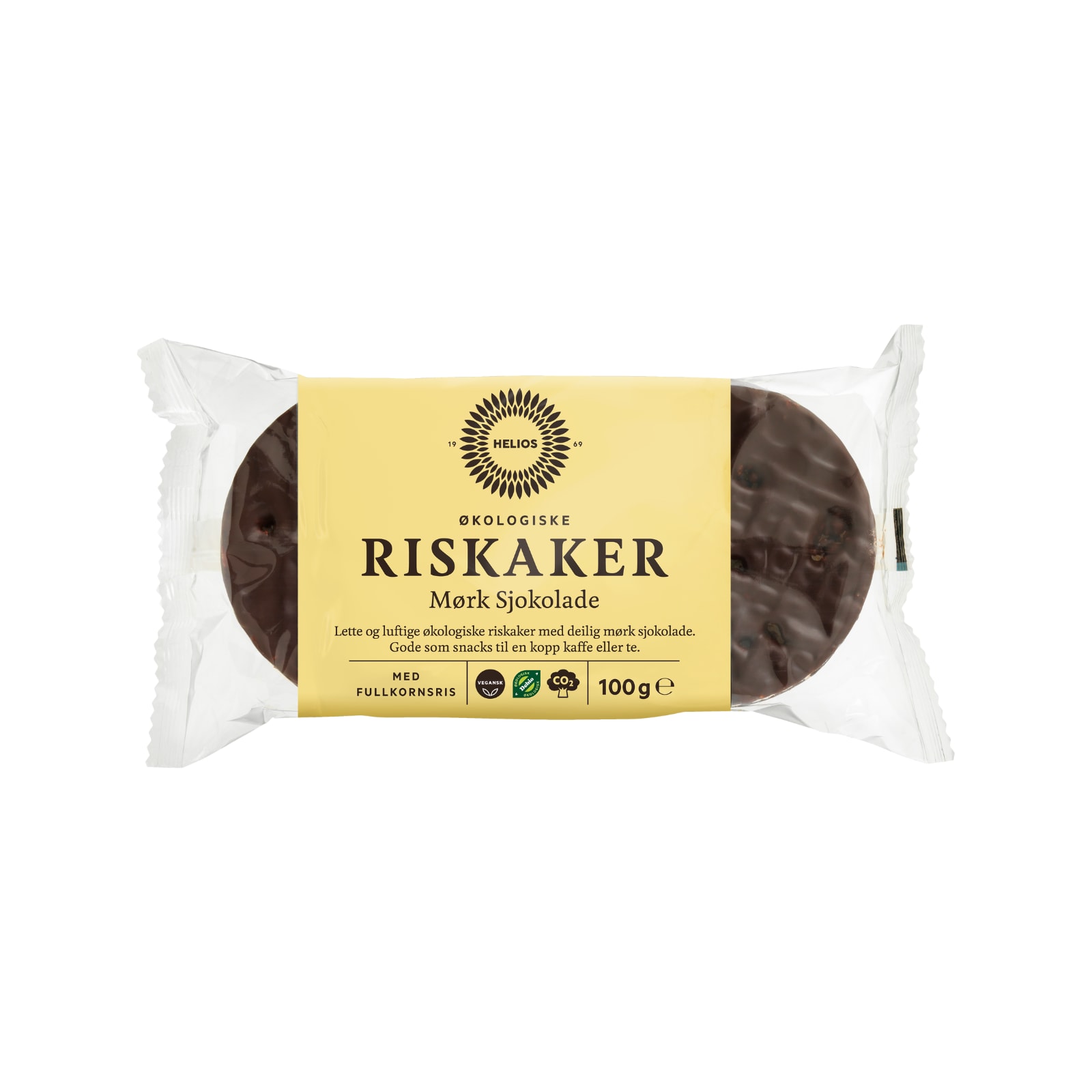 Bilde av Riskaker m/Mørk Sjokolade Økol.95g