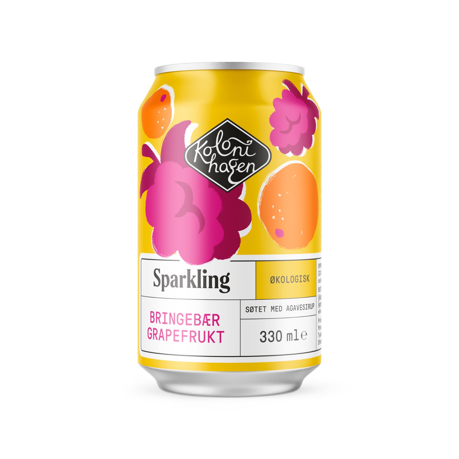 Kolonihagen Sparkling Bringebær & Grapefrukt