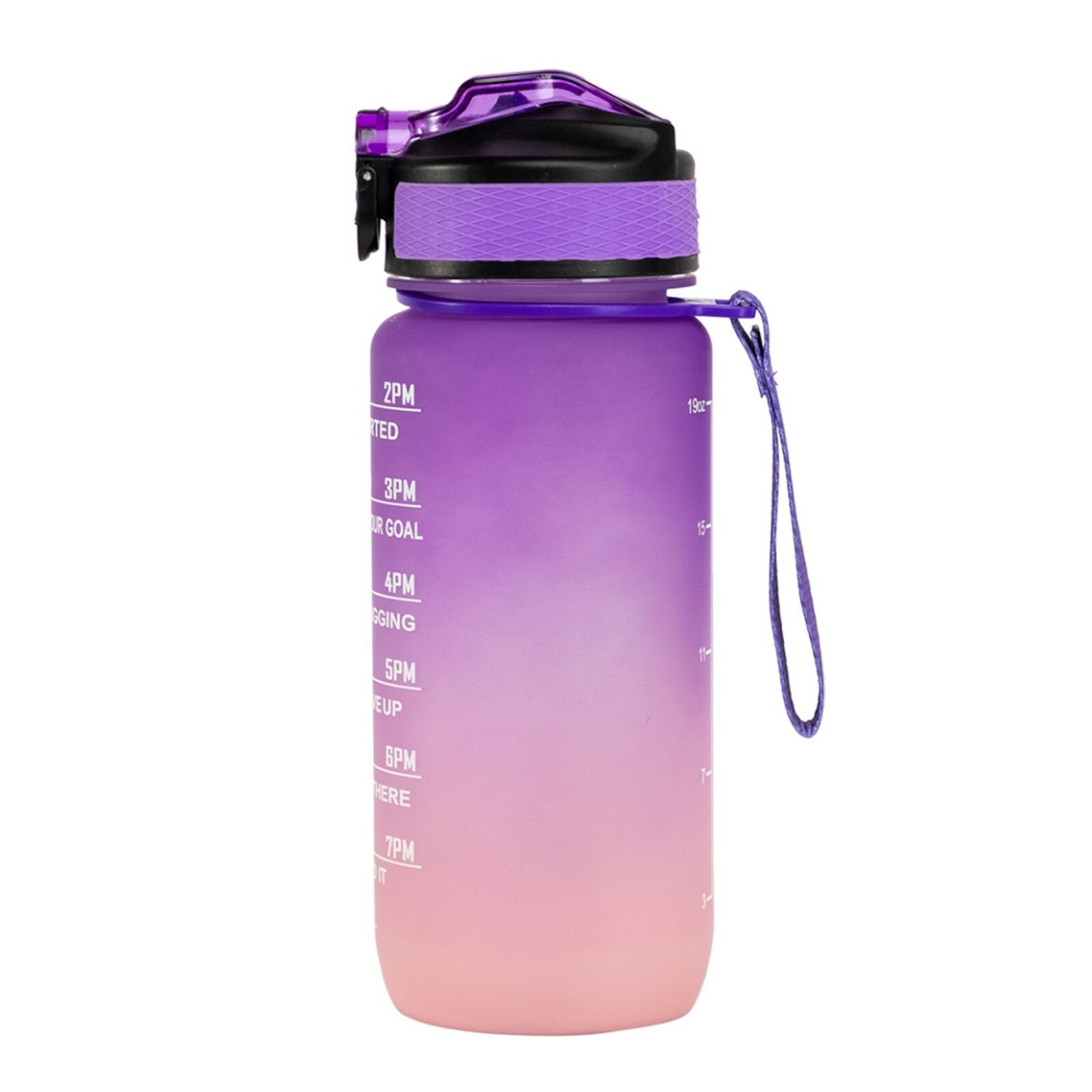 Motivasjonsflaske Lilla/Lys lilla 600ml
