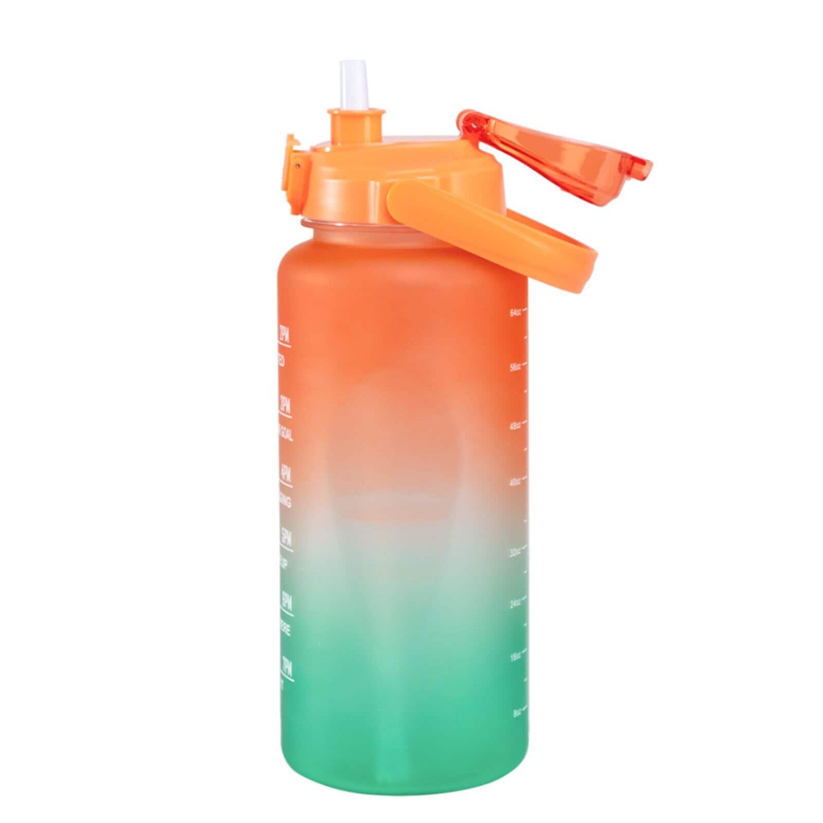 Motivasjonsflaske Turkis/Oransj 2,2L