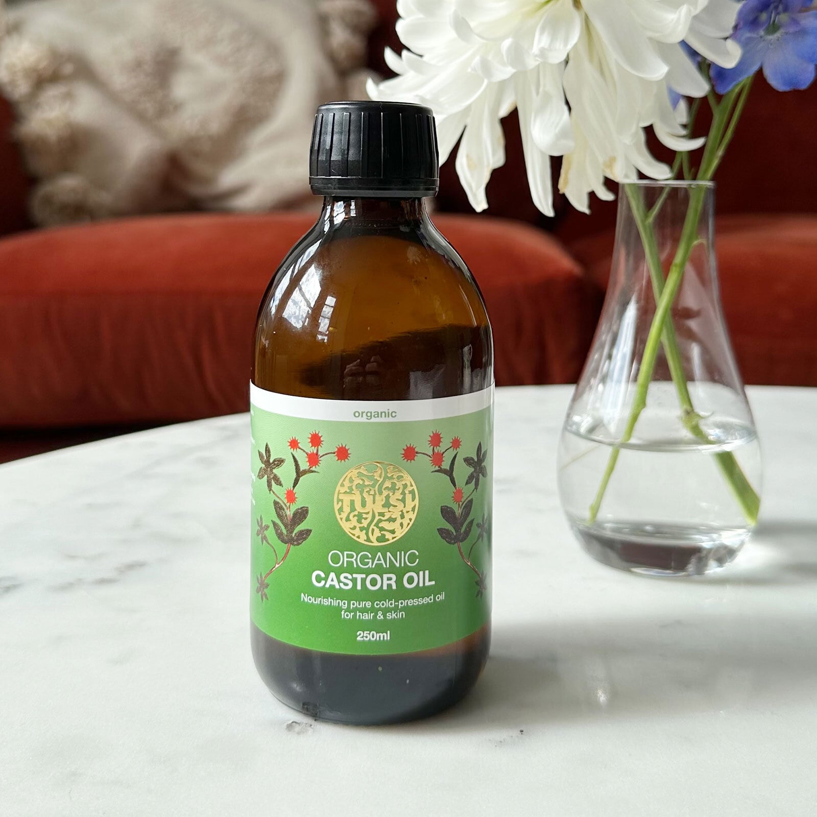 Tulsi Castor Oil