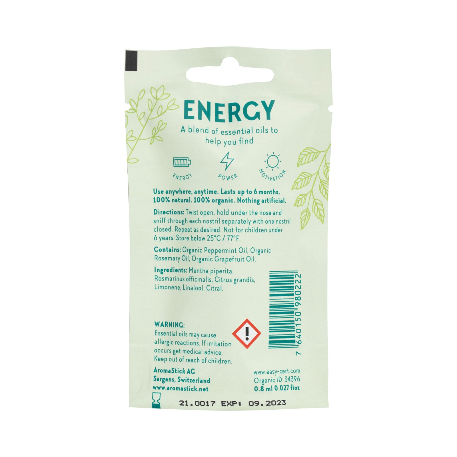 Aromasticks® Energy