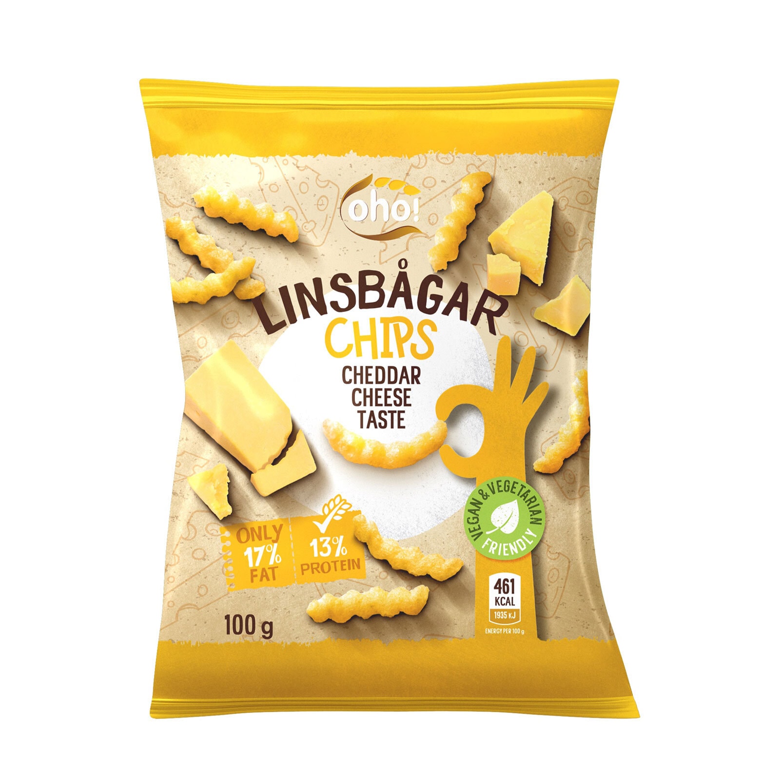 OHO! Linsesnacks Cheese