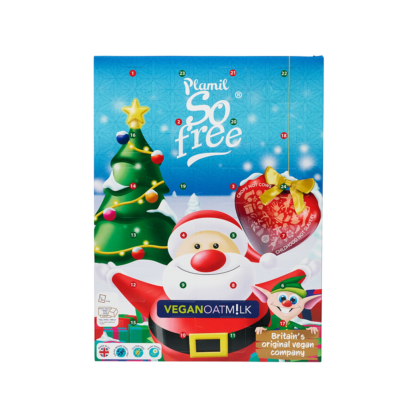 So free Vegan Oatmilk Advent Calendar