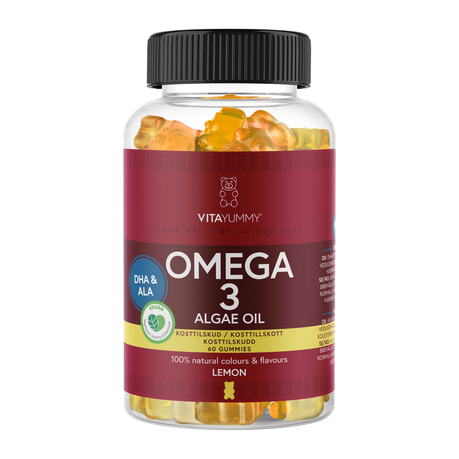 VitaYummy Omega 3 Algae oil - Lemon