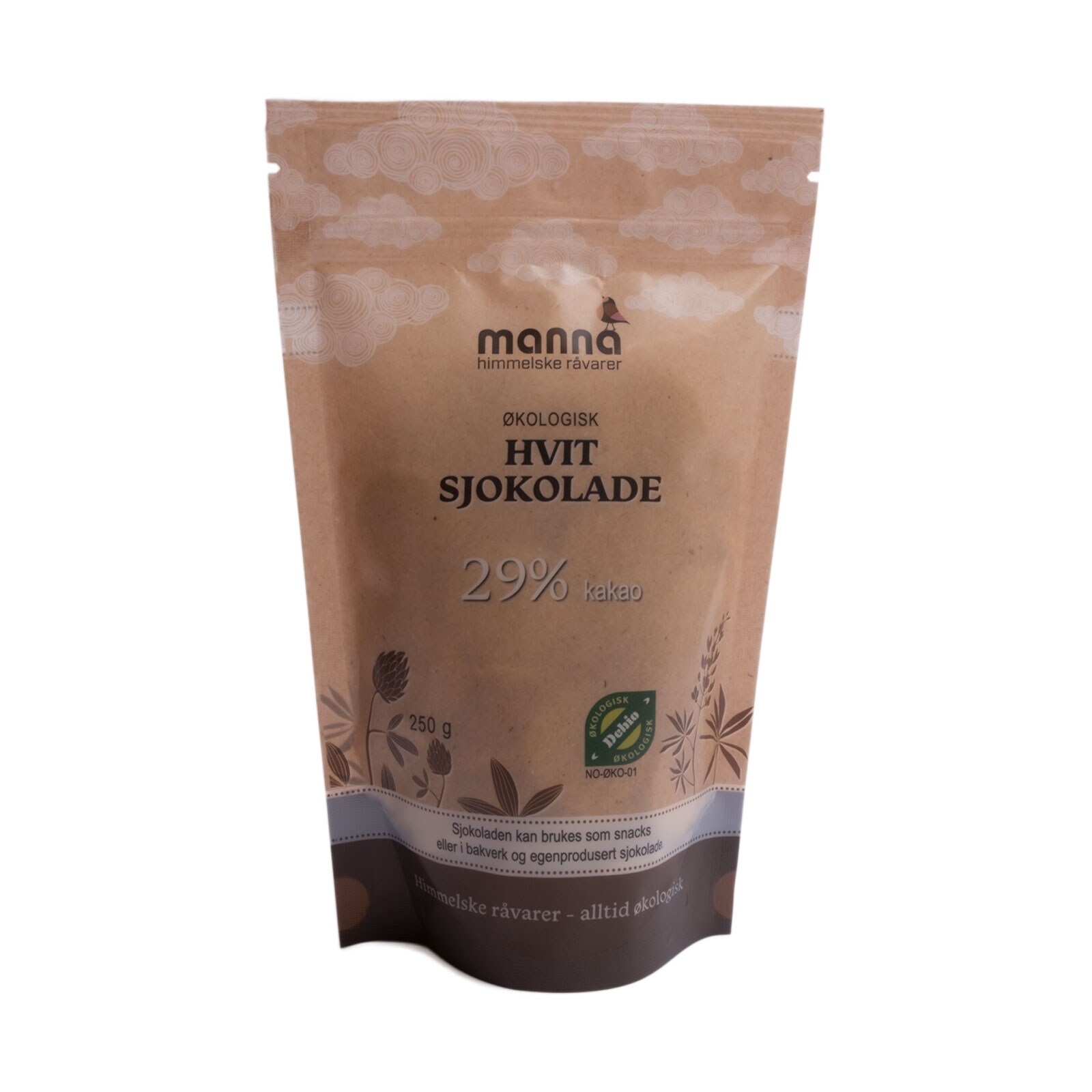 Manna Hvit sjokolade drops