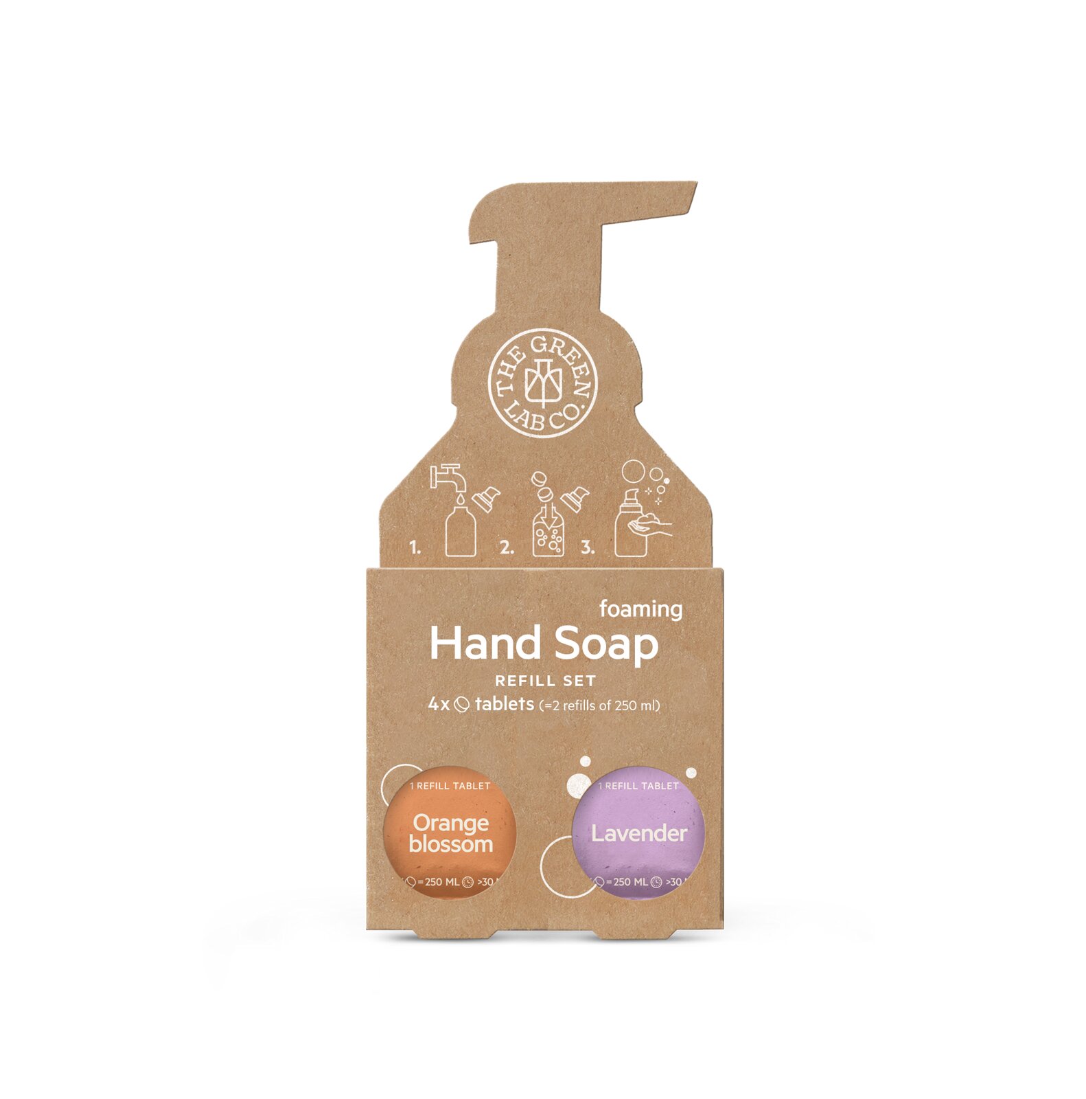 The Green Lab hand soap refill Orange & Lavender